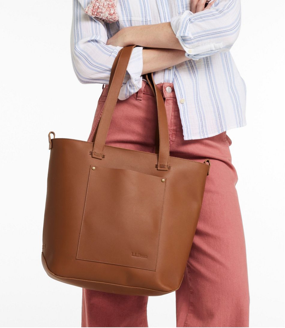 L.L.Bean 207 Leather Tote BAG & TRAVEL|SALE