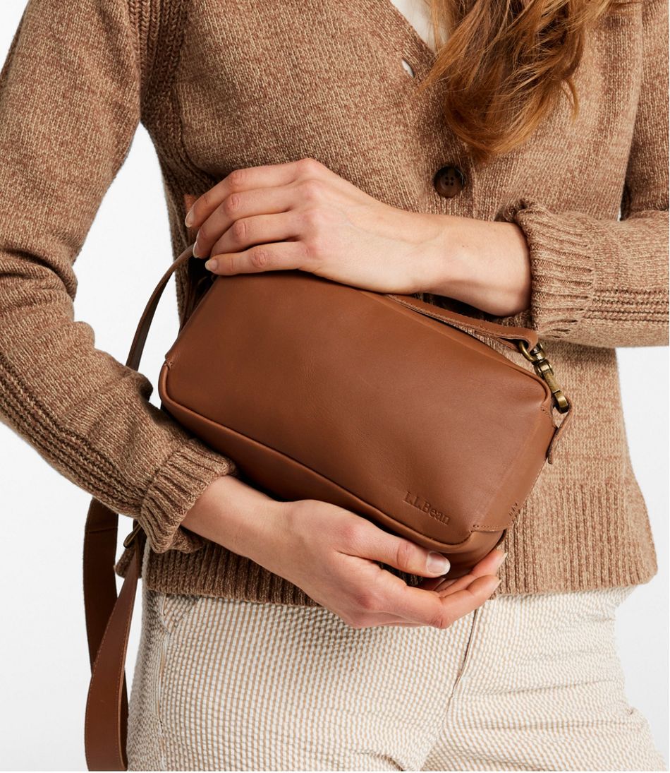 L.L.Bean 207 Leather Crossbody BAG & TRAVEL|SALE