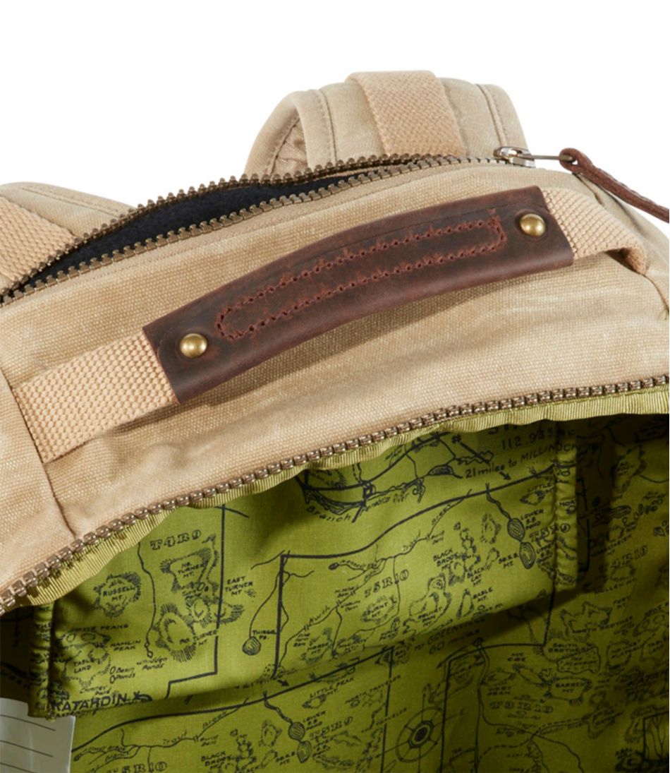 L.L.Bean Waxed Canvas Travel Backpack BAG & TRAVEL