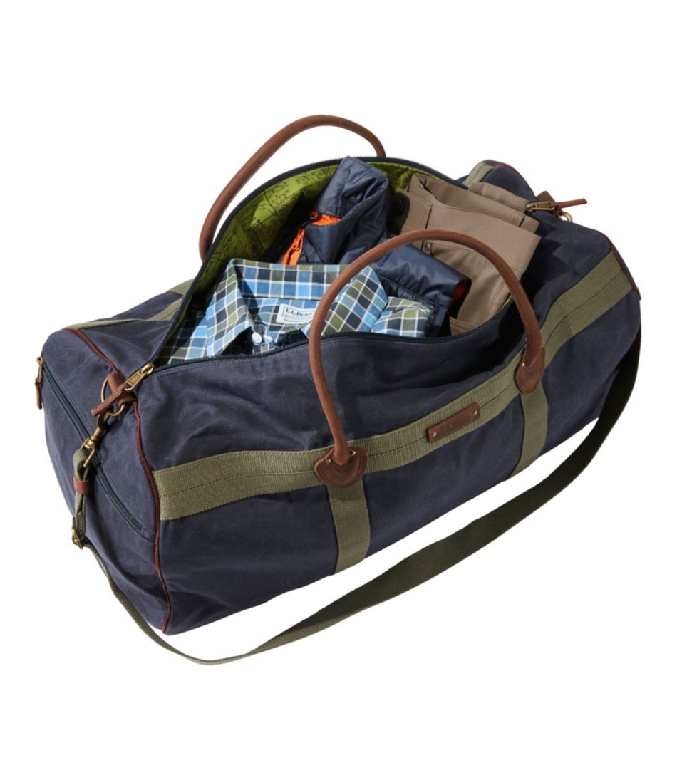 L.L.Bean Waxed Canvas Duffle, Large BAG & TRAVEL