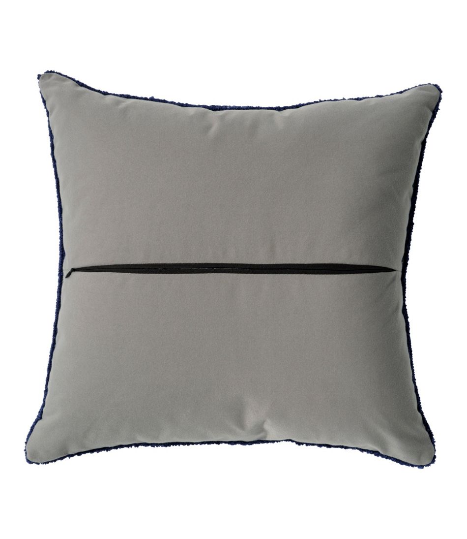 L.L.Bean Indoor/Outdoor Hooked Pillow, Buoys HOME GOODS