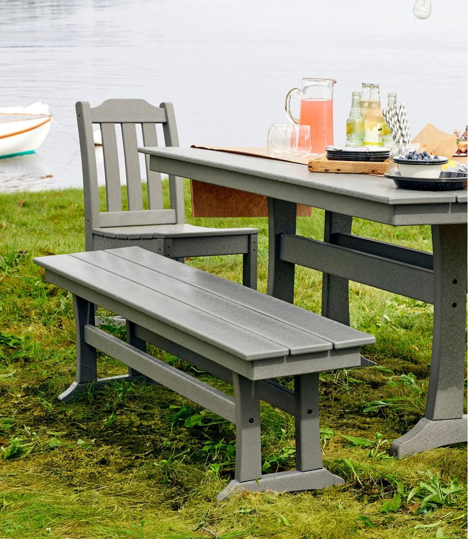 L.L.Bean All-Weather Farmhouse Bench HOME GOODS