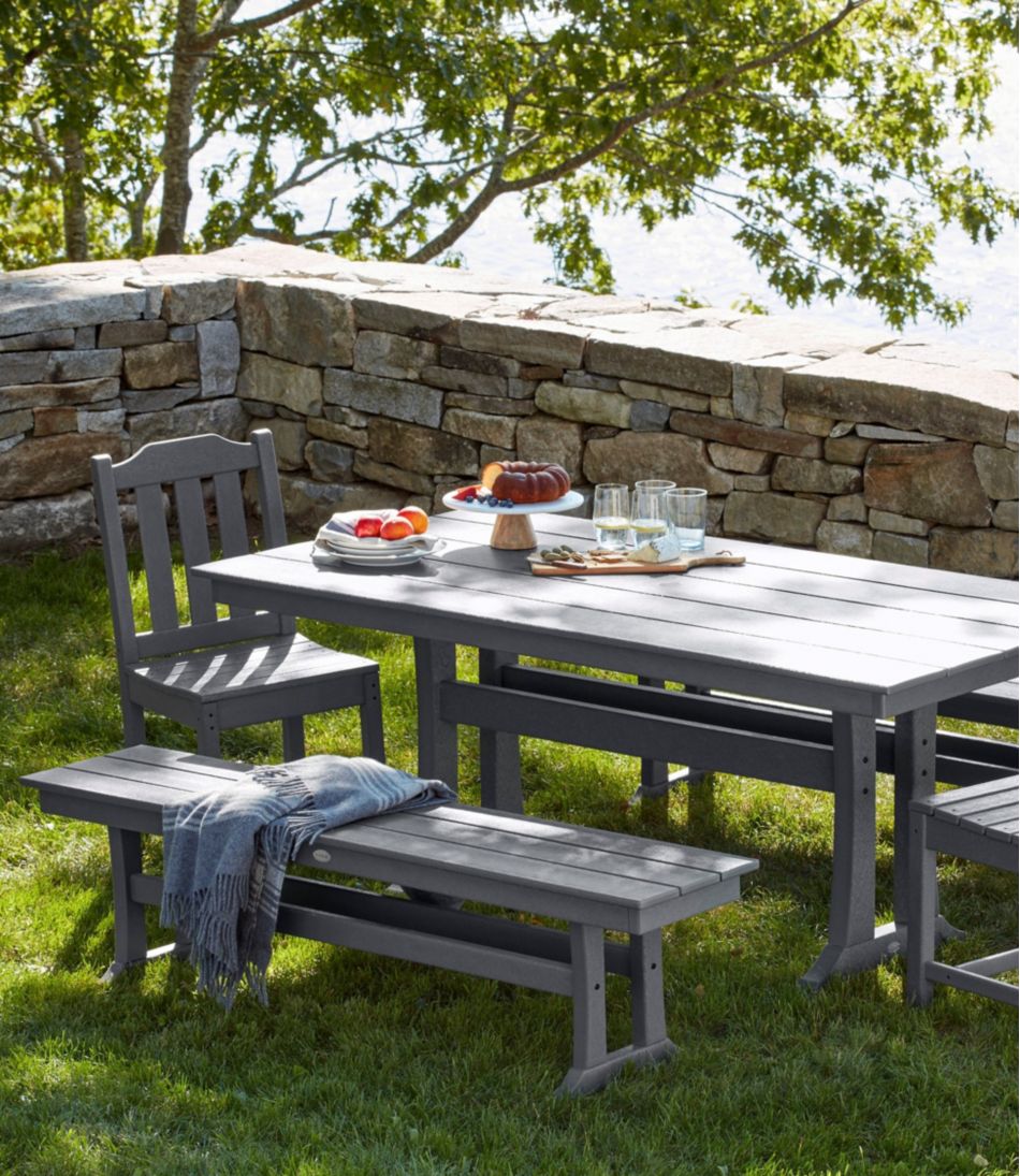 L.L.Bean All-Weather Farmhouse Bench HOME GOODS