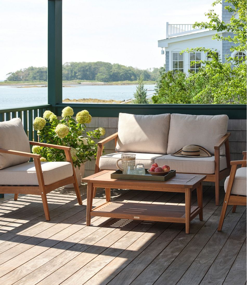 L.L.Bean Eucalyptus 4-Piece Patio Set HOME GOODS