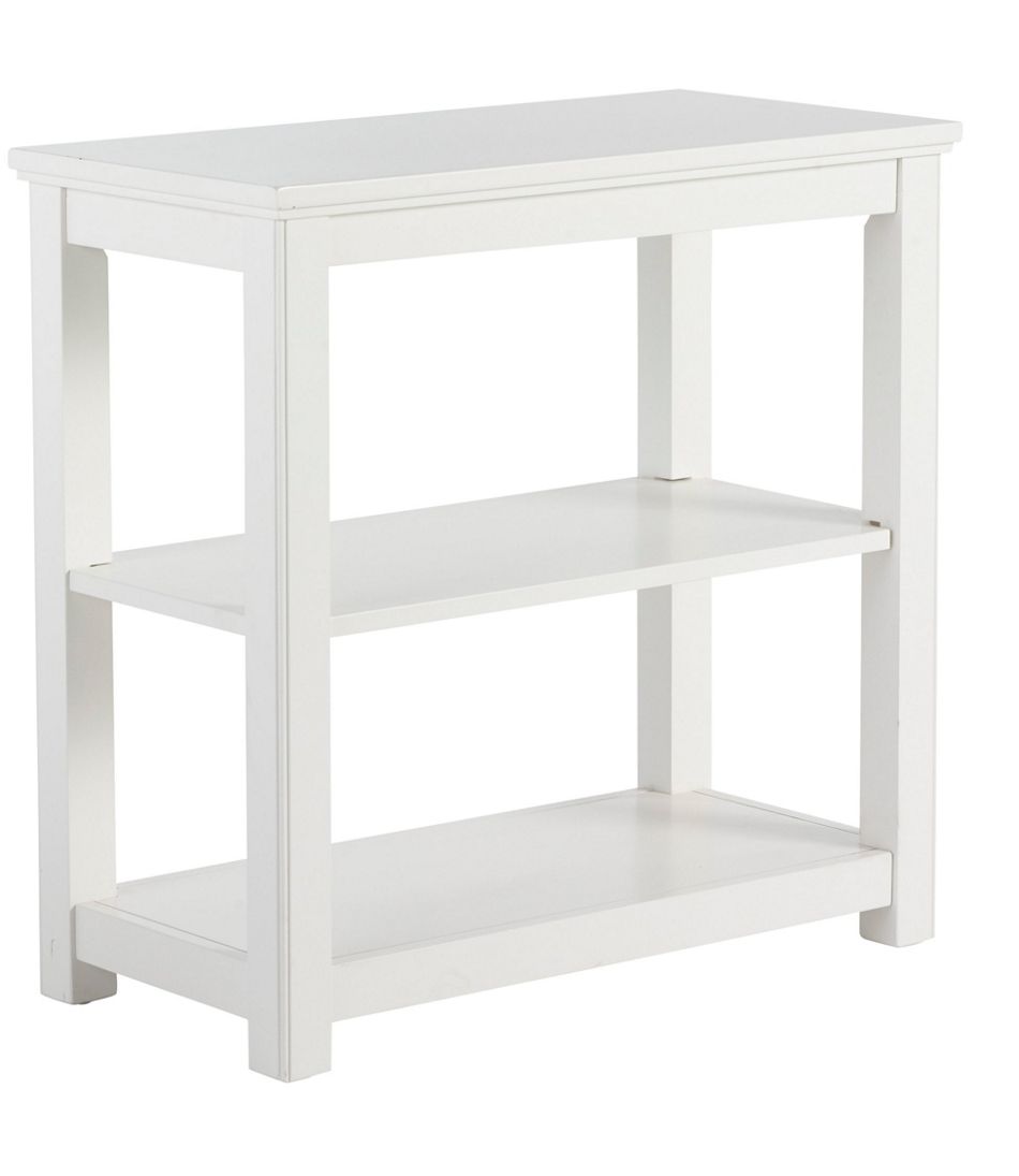 L.L.Bean Painted Farmhouse Two-Shelf Console HOME GOODS