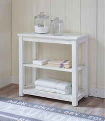 L.L.Bean Painted Farmhouse Two-Shelf Console HOME GOODS