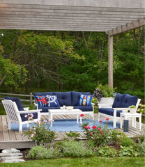 L.L.Bean All-Weather Patio Chair with Textured Cushion HOME GOODS