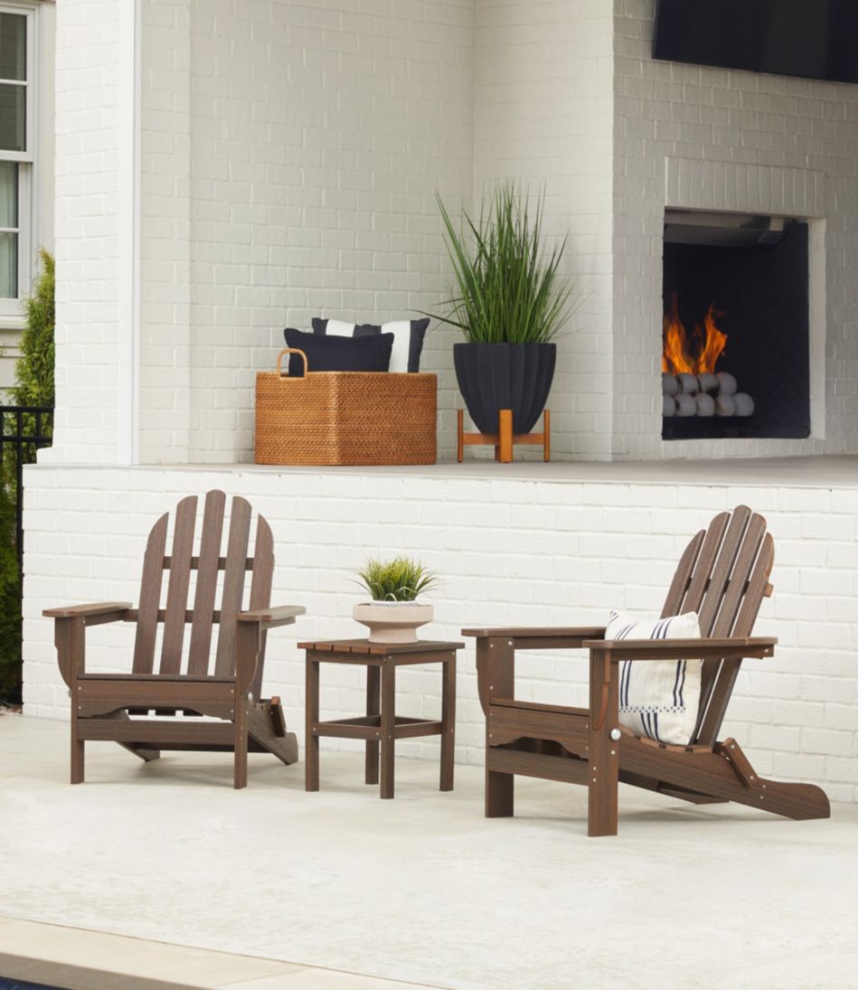 L.L.Bean Recycled Poly Lumber Adirondack Chair, Classic HOME GOODS
