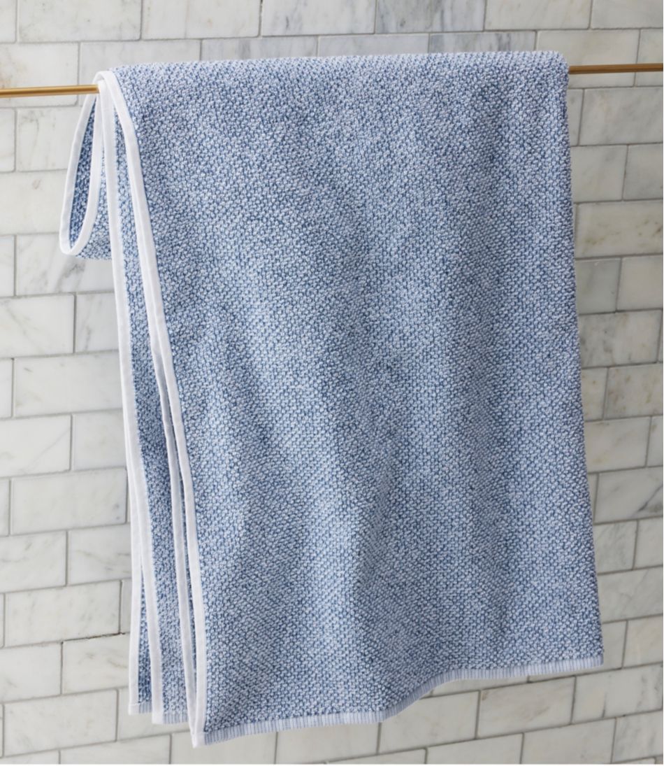 L.L.Bean Organic Textured Cotton Towel, Marled HOME GOODS