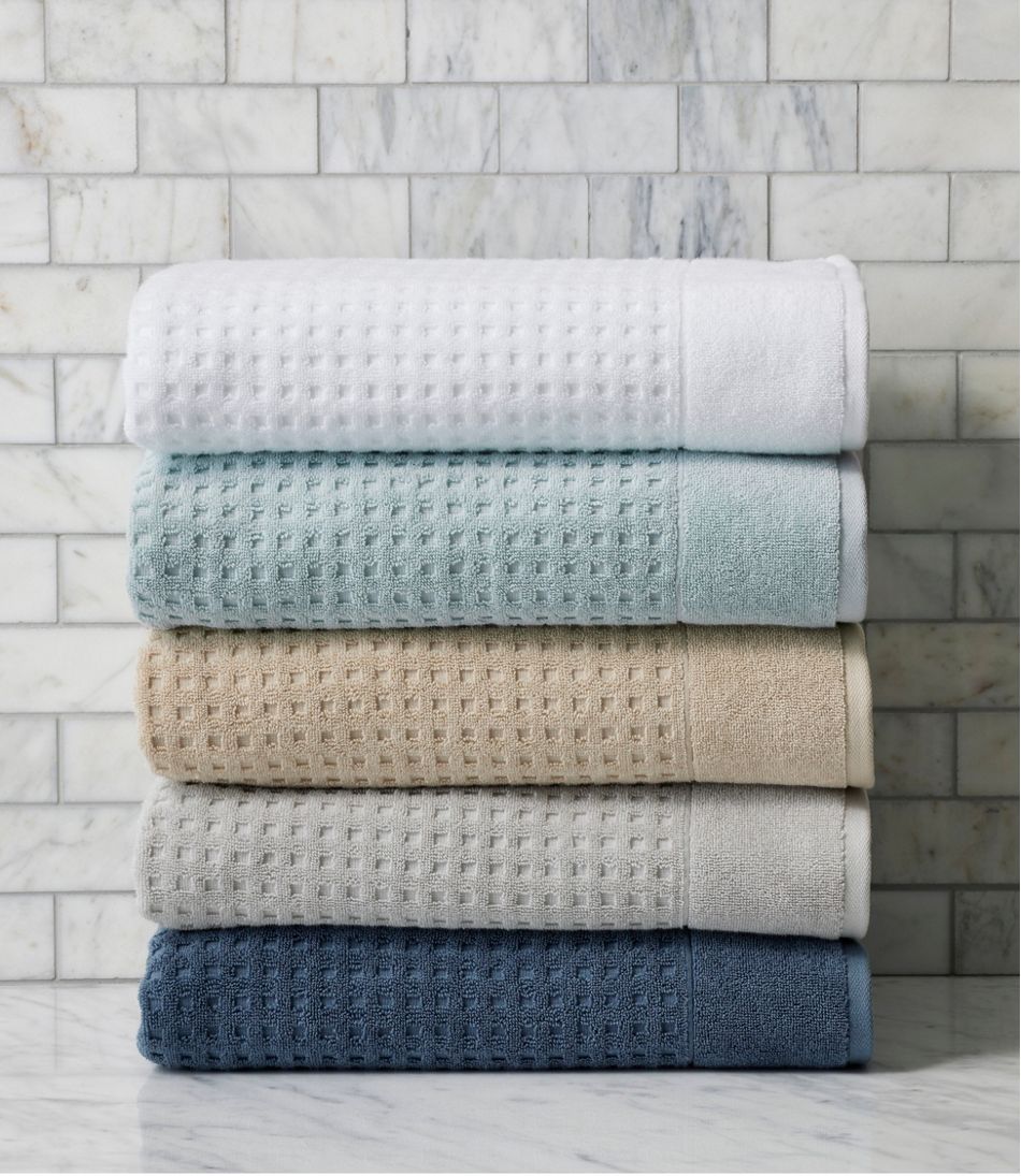L.L.Bean Waffle Cotton Towel Set HOME GOODS