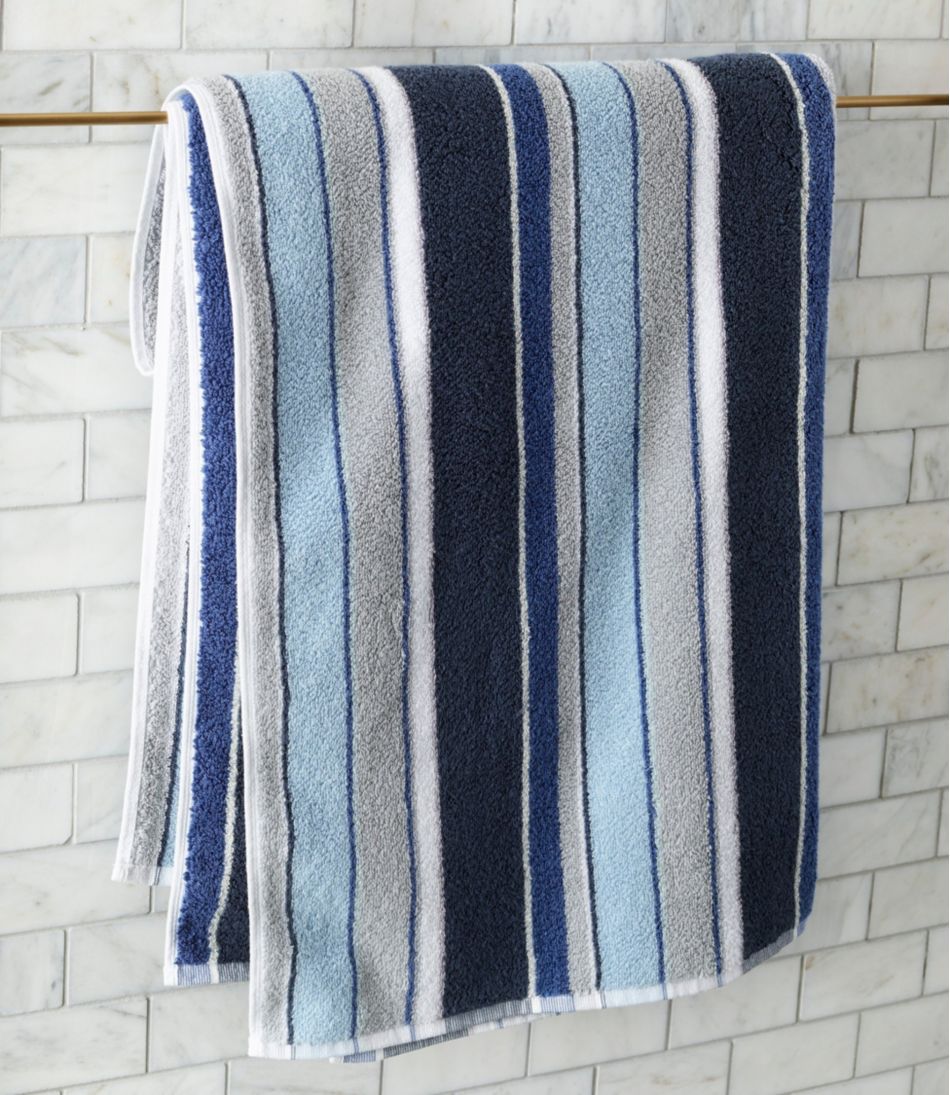 L.L.Bean Bean's Organic Cotton Towel Set, Stripe HOME GOODS