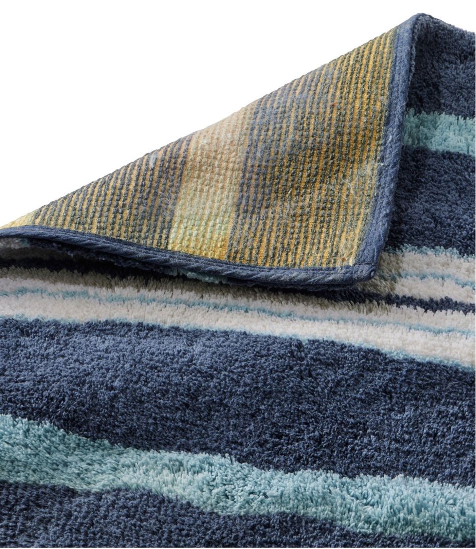 L.L.Bean Premium Cotton Bath Mat, Multistripe HOME GOODS