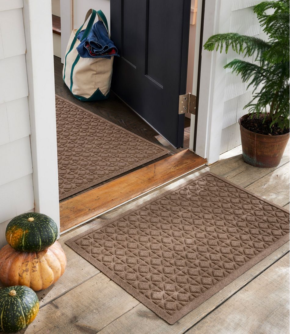 L.L.Bean Everyspace Recycled Waterhog Doormat, Tiles HOME GOODS