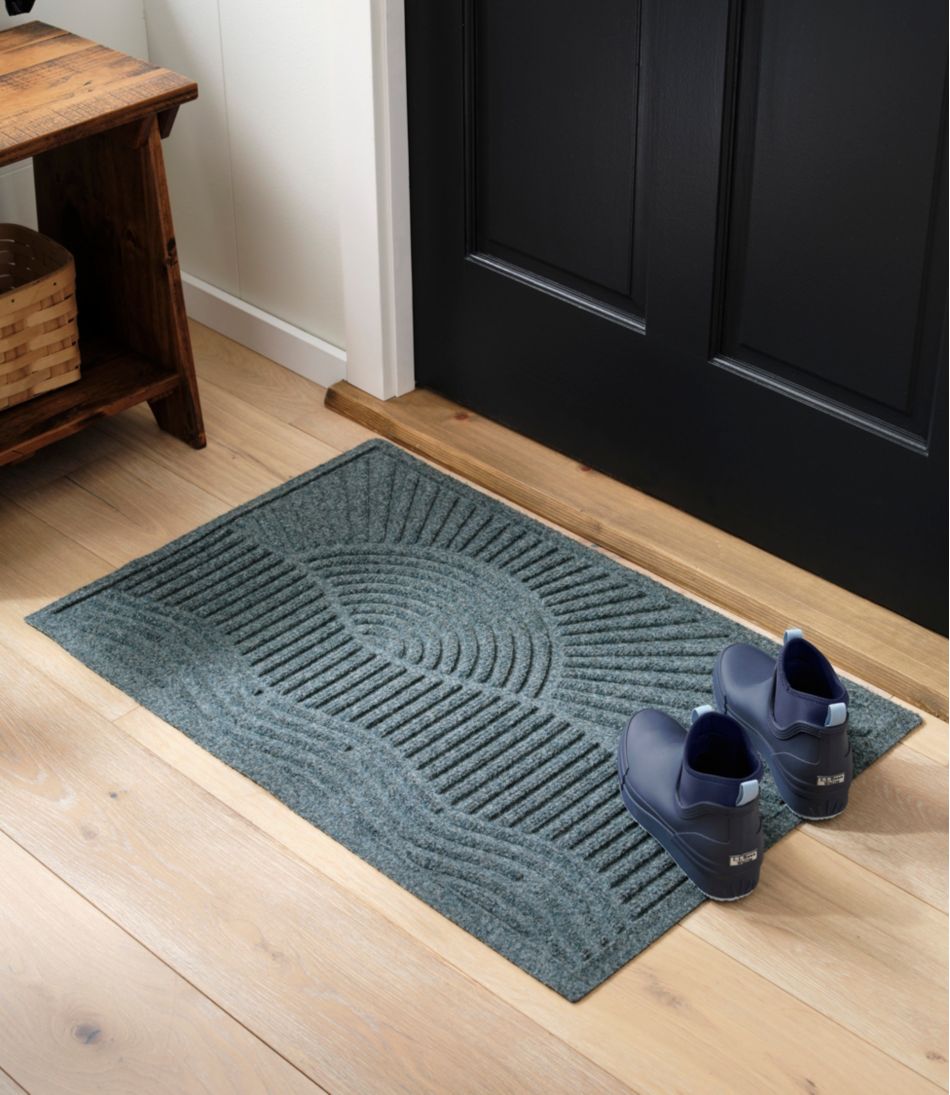 L.L.Bean Everyspace Recycled Waterhog Doormat, Sunrise HOME GOODS