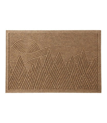 L.L.Bean Everyspace Recycled Waterhog Doormat, Mountain Scene HOME GOODS