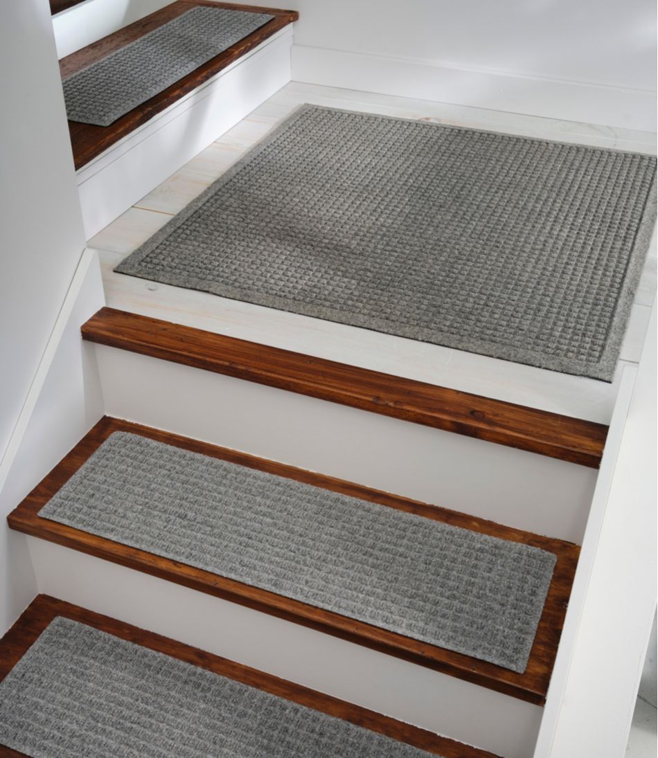 L.L.Bean Everyspace Recycled Waterhog Mat, Square, Trees HOME GOODS