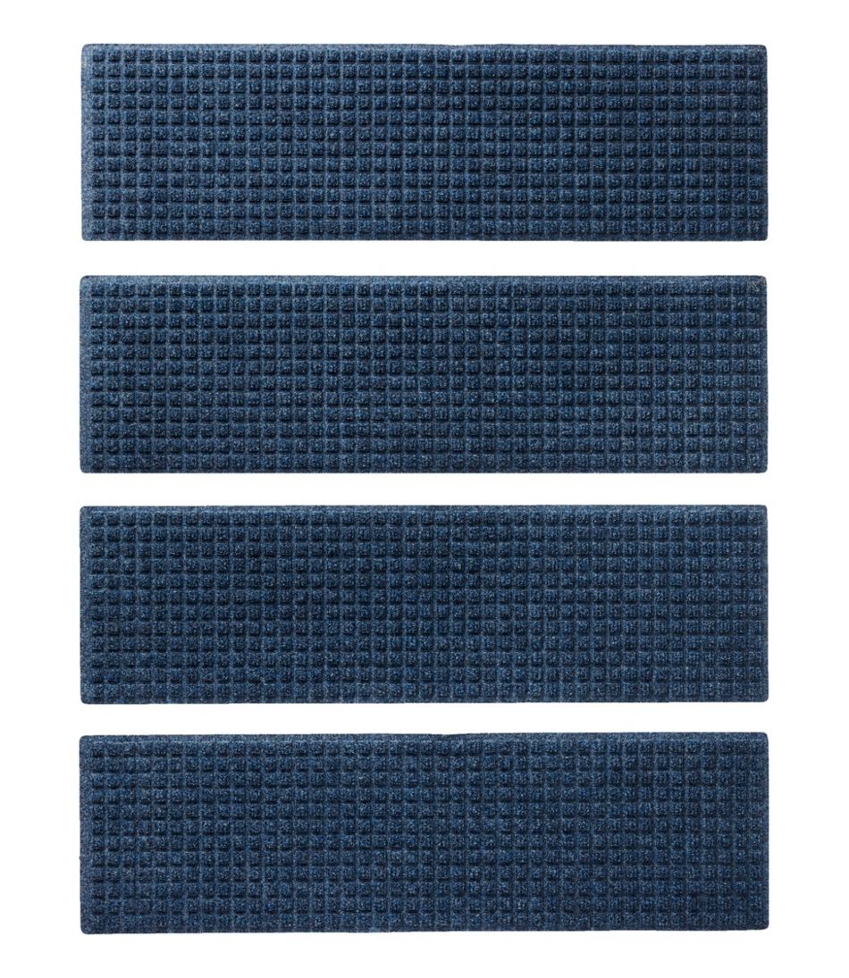 L.L.Bean Everyspace Recycled Waterhog Mat, Stair Treads, Set of Four HOME GOODS
