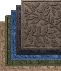 L.L.Bean Heavyweight Recycled Waterhog Mat Runner, Woodland Leaf HOME GOODS