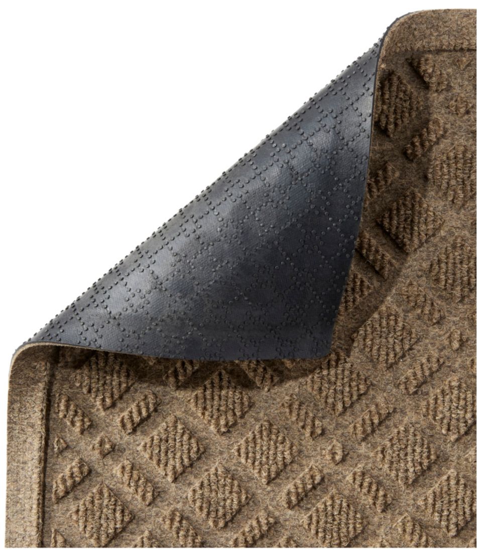 L.L.Bean Heavyweight Recycled Waterhog Doormat, Plaid HOME GOODS