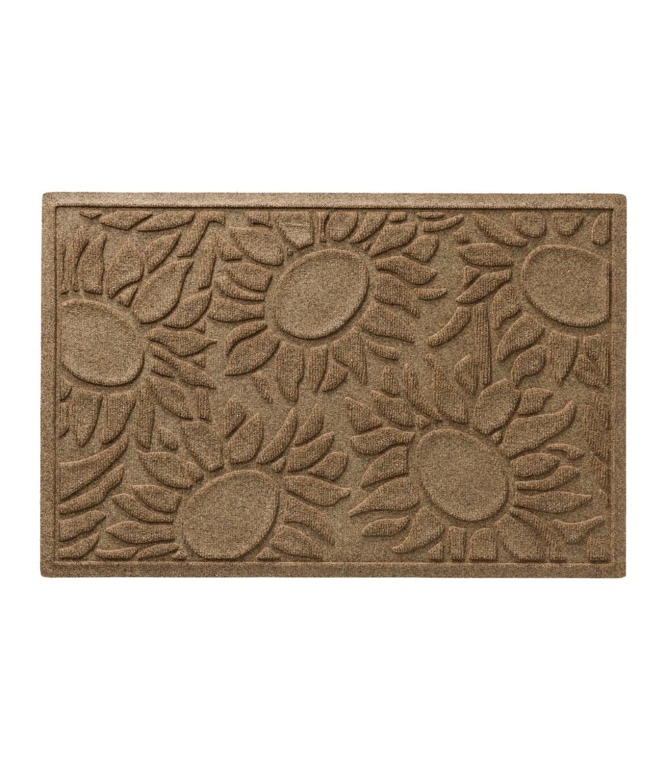 L.L.Bean Everyspace Recycled Waterhog Doormat, Sunflower HOME GOODS