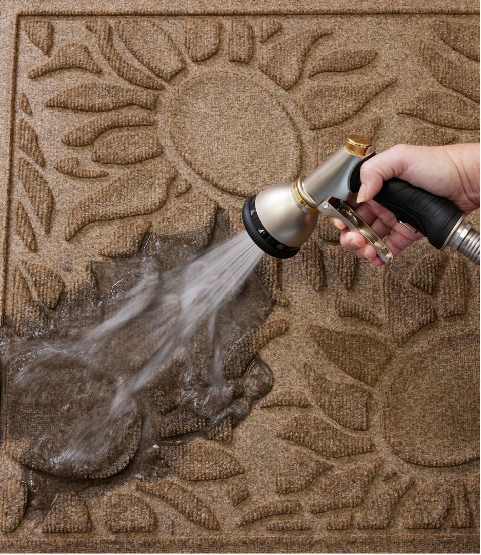 L.L.Bean Everyspace Recycled Waterhog Doormat, Sunflower HOME GOODS