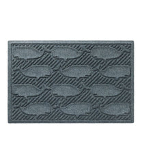 L.L.Bean Everyspace Recycled Waterhog Doormat, Whales HOME GOODS