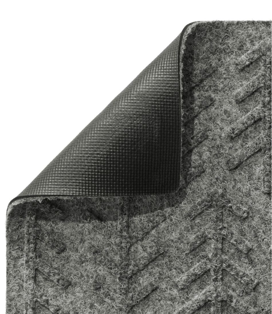 L.L.Bean Everyspace Recycled Waterhog Mat, Stair Treads, Set of Four, Trees HOME GOODS