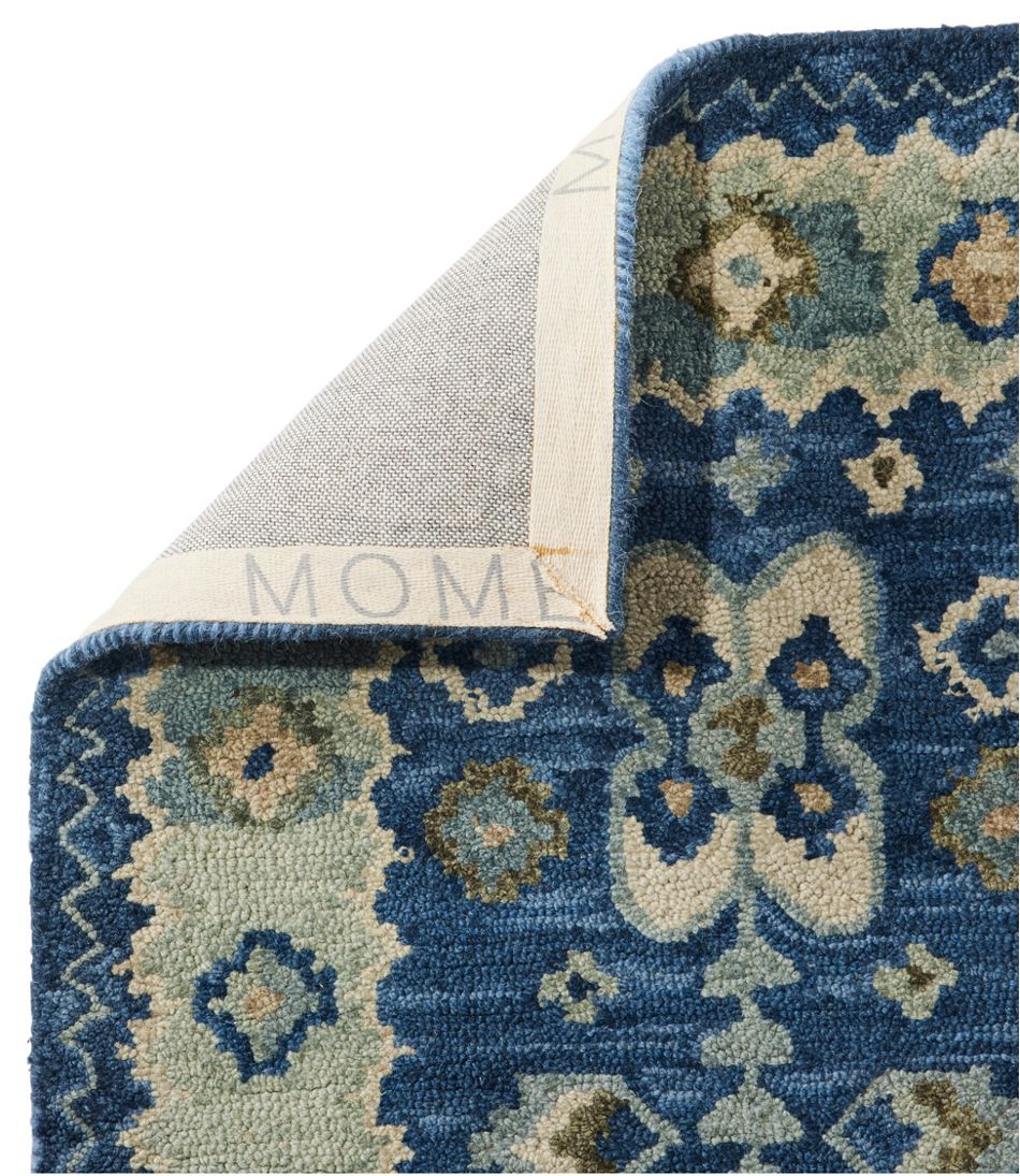 L.L.Bean Double Border Wool Hooked Runner HOME GOODS