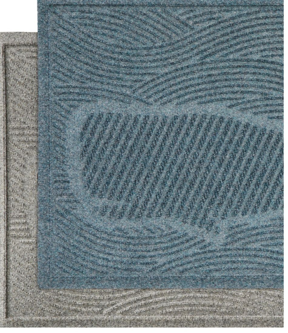 L.L.Bean Everyspace Recycled Waterhog Doormat, Swimming Whale HOME GOODS