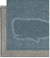 L.L.Bean Everyspace Recycled Waterhog Doormat, Swimming Whale HOME GOODS