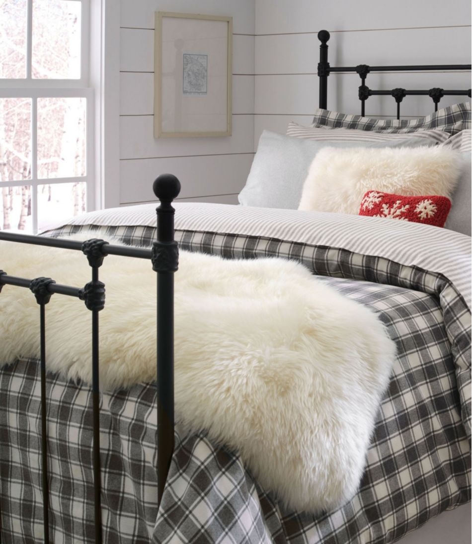 L.L.Bean Double Sheepskin Rug HOME GOODS
