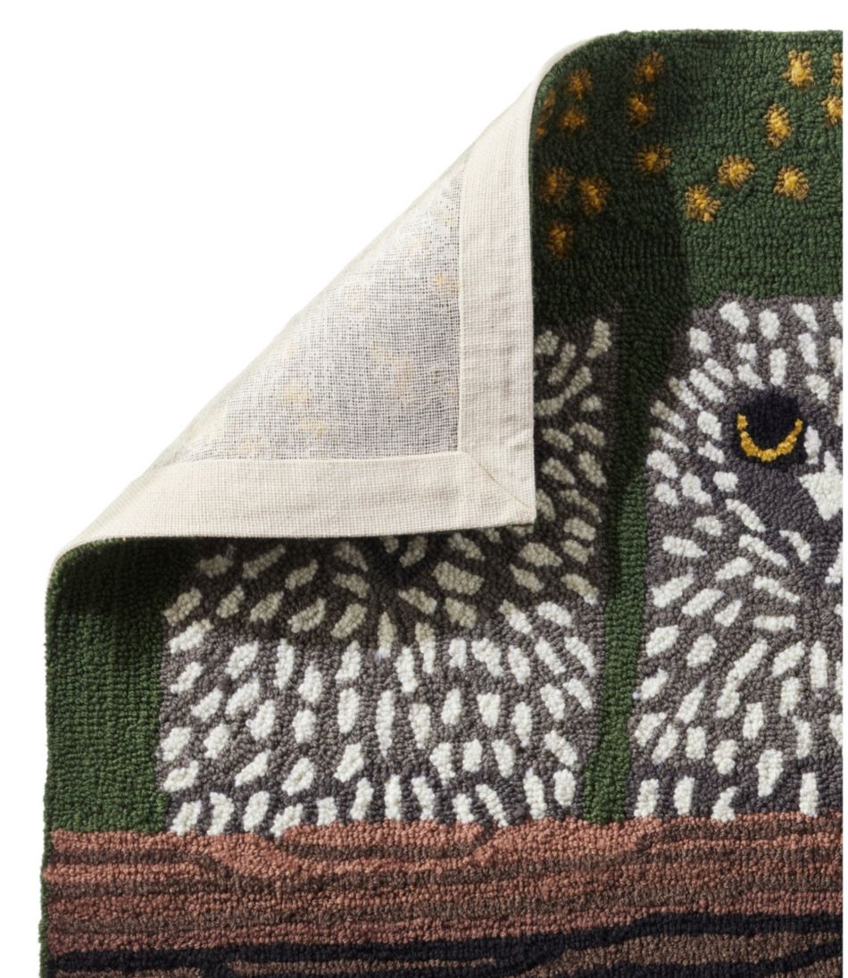 L.L.Bean Indoor/Outdoor Vacationland Runner, Owls HOME GOODS