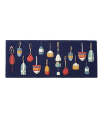 L.L.Bean Indoor/Outdoor Vacationland Runner, Buoys HOME GOODS