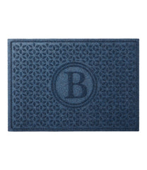 L.L.Bean Heavyweight Recycled Waterhog Doormat, Blooming Circles, Personalized HOME GOODS