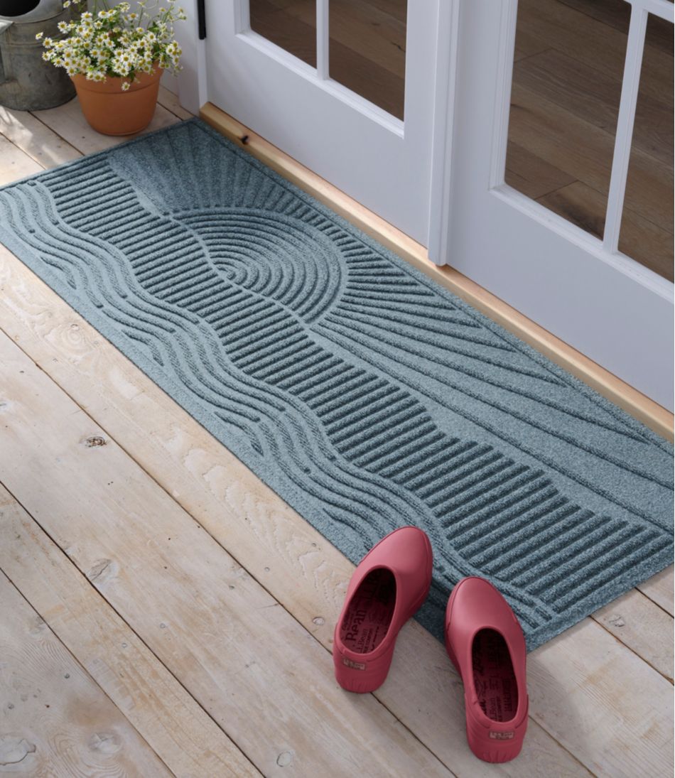L.L.Bean Everyspace Recycled Waterhog Wide Doormat, Sunrise HOME GOODS