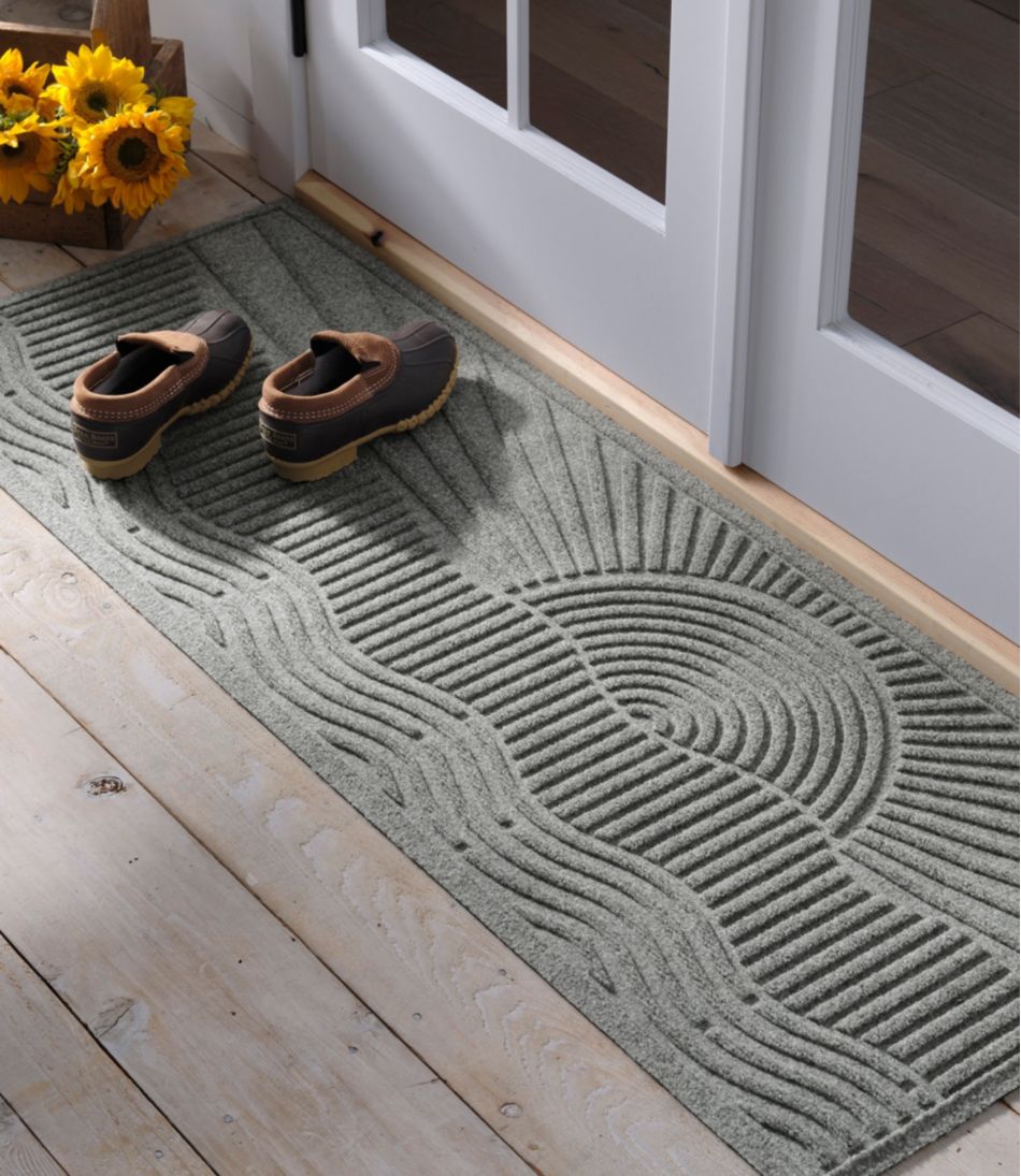 L.L.Bean Everyspace Recycled Waterhog Wide Doormat, Sunrise HOME GOODS
