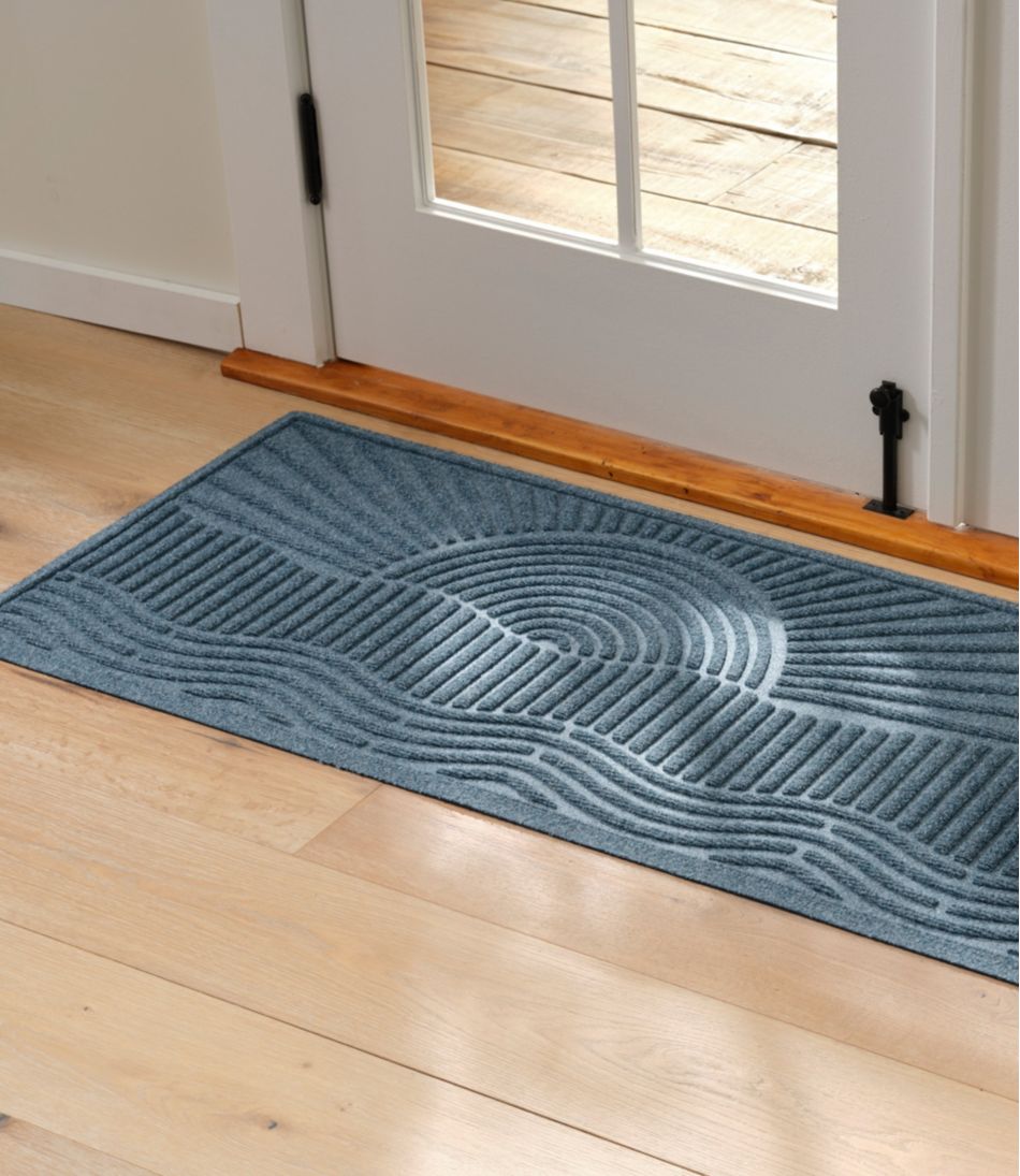 L.L.Bean Everyspace Recycled Waterhog Wide Doormat, Sunrise HOME GOODS