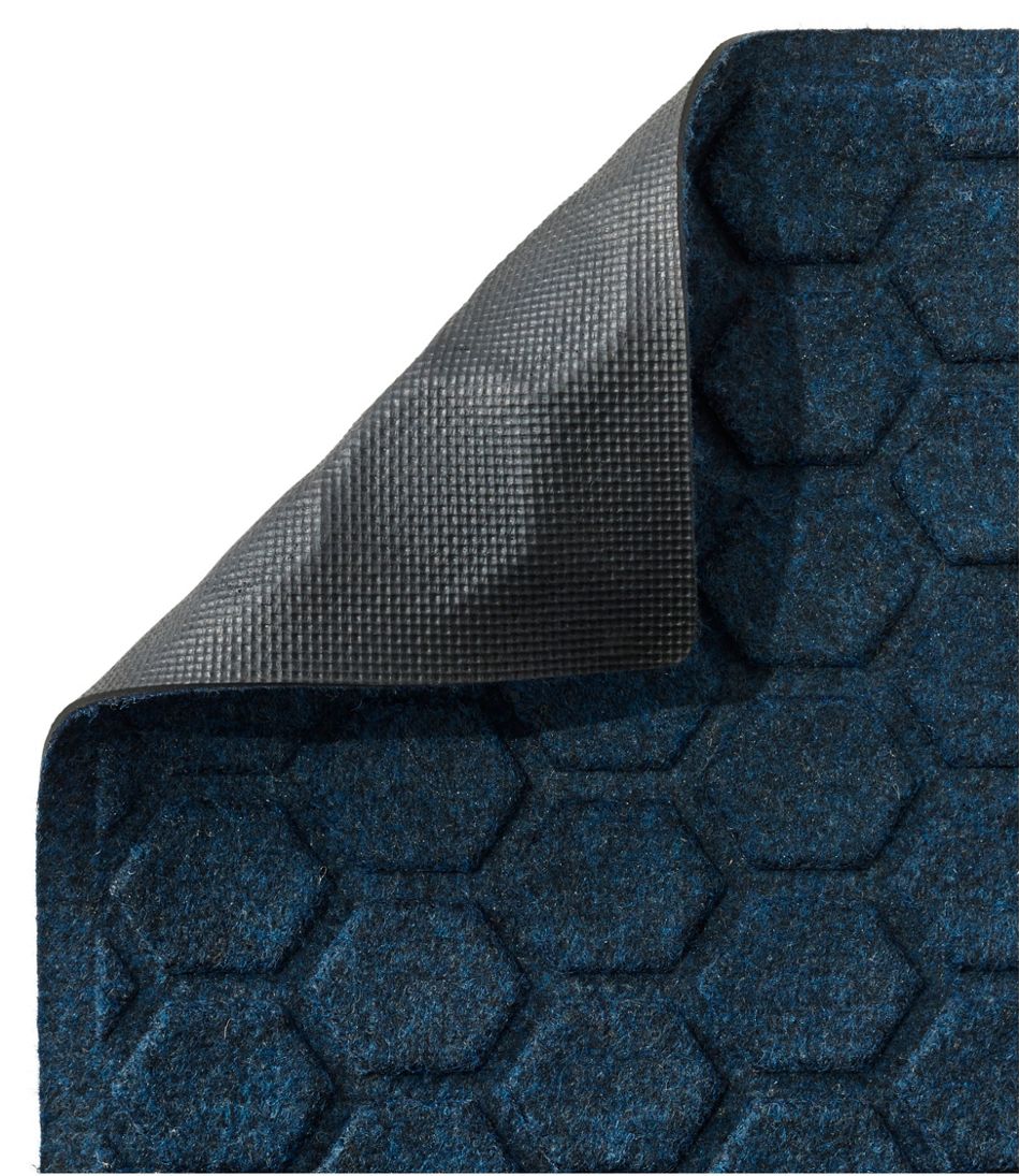 L.L.Bean Washable Waterhog Mat, Stair Treads, Set of Four, Honeycomb HOME GOODS