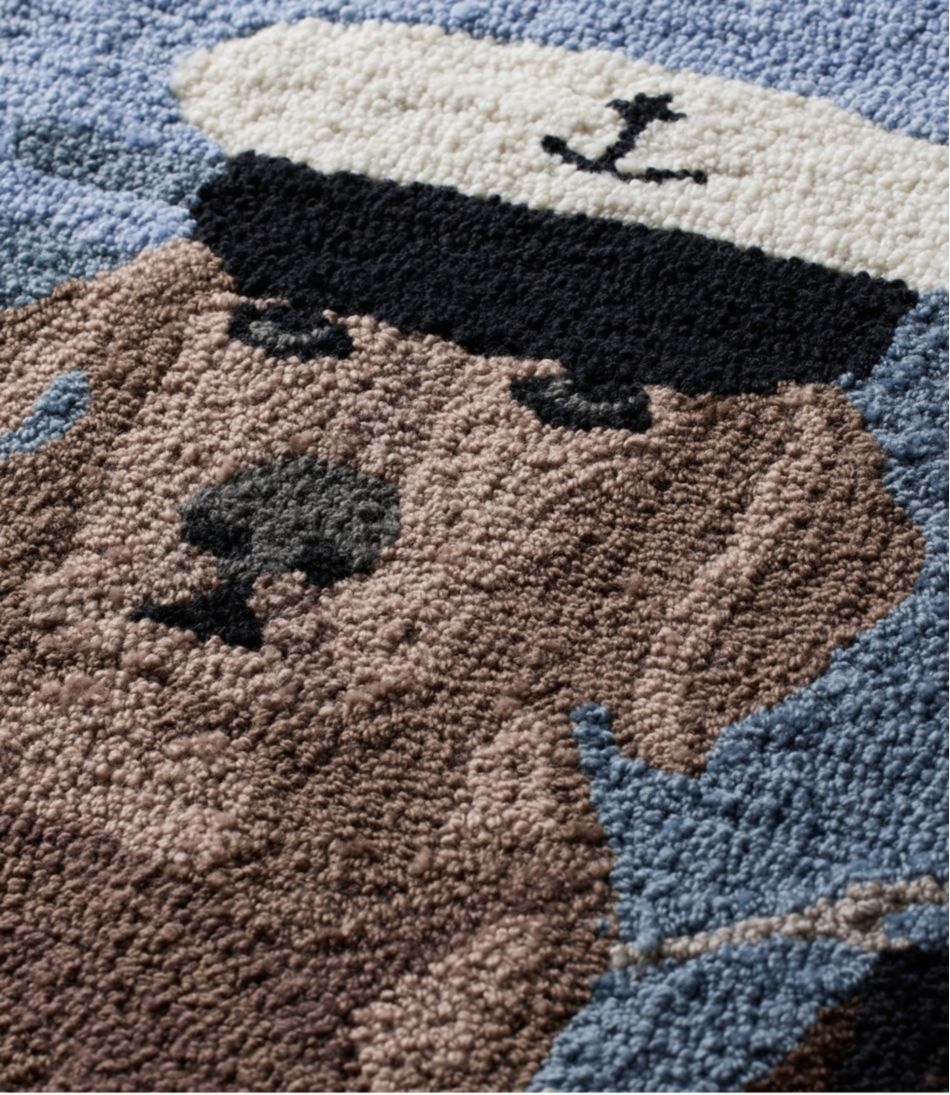 L.L.Bean Indoor/Outdoor Vacationland Runner, Seaside Dogs HOME GOODS
