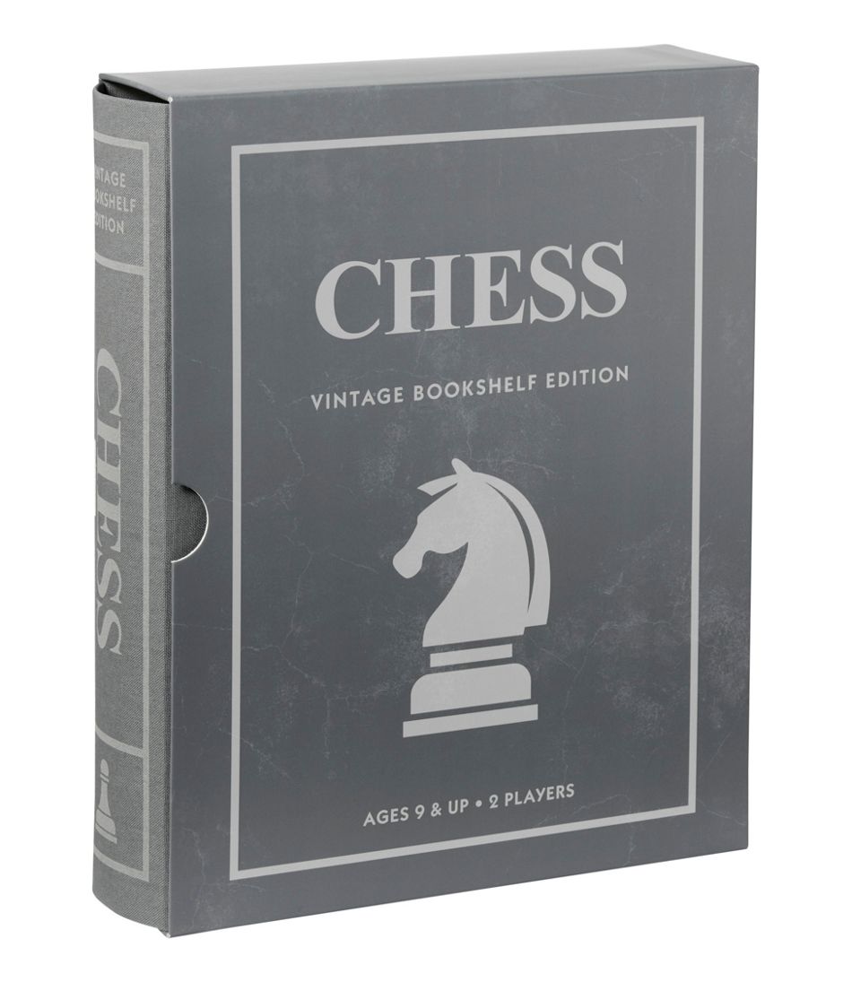 L.L.Bean Chess Vintage Bookshelf Game HOME GOODS