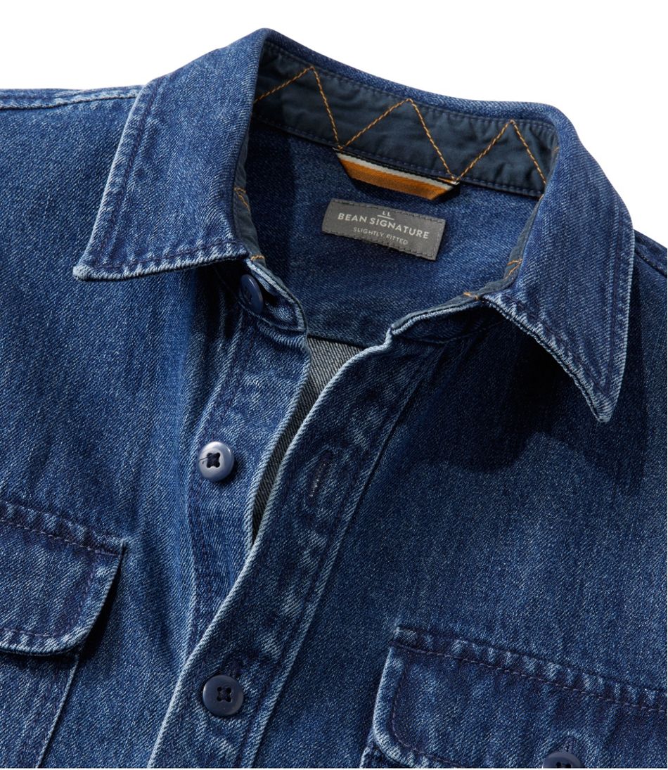 L.L.Bean Men's Signature Denim Workshirt SALE