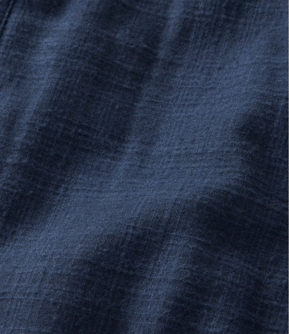 L.L.Bean Men's Katahdin Performance Flannel Shirt-Jacket, Hi-Pile Fleece-Lined Solid SALE