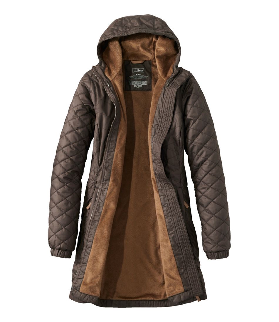 L.L.Bean Women's Fleece-Lined Primaloft Coat SALE|OUTERWEAR