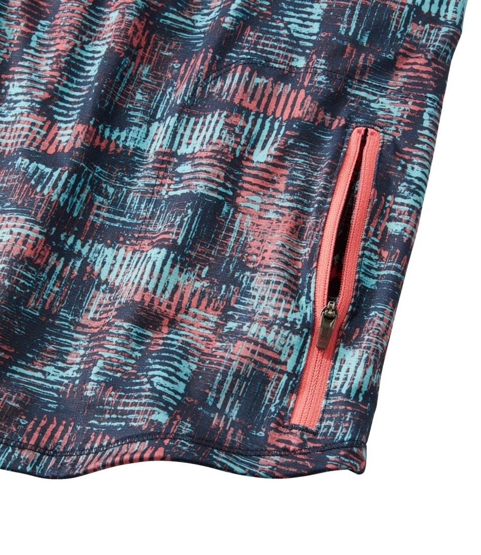 L.L.Bean Women's Comfort Cycling Jersey Print Short-Sleeve SALE