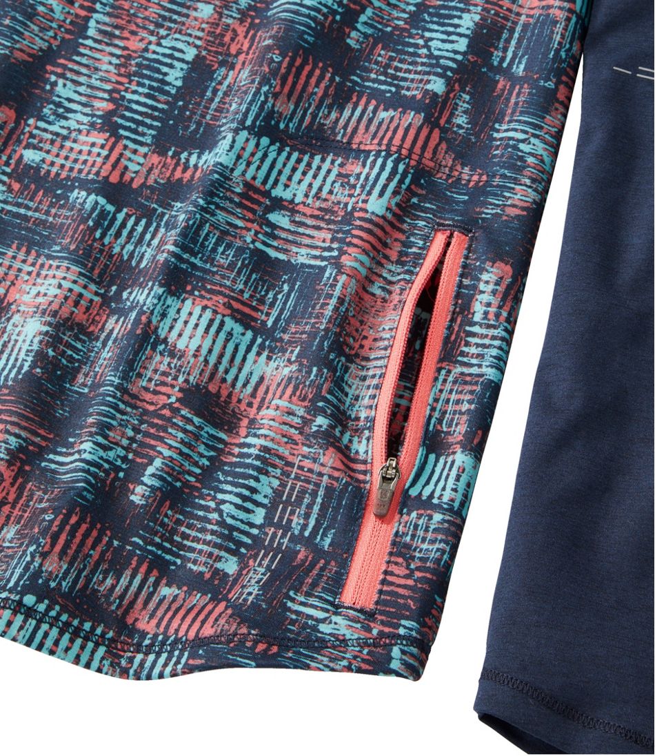 L.L.Bean Women's Comfort Cycling Jersey, Long-Sleeve Print SALE