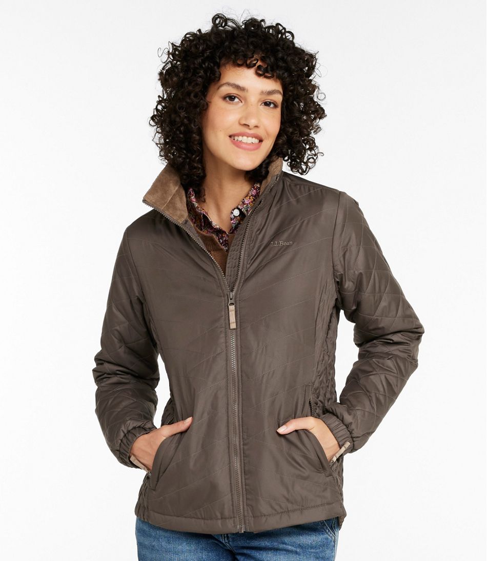 L.L.Bean Women's Fleece-Lined Primaloft Jacket SALE|OUTERWEAR