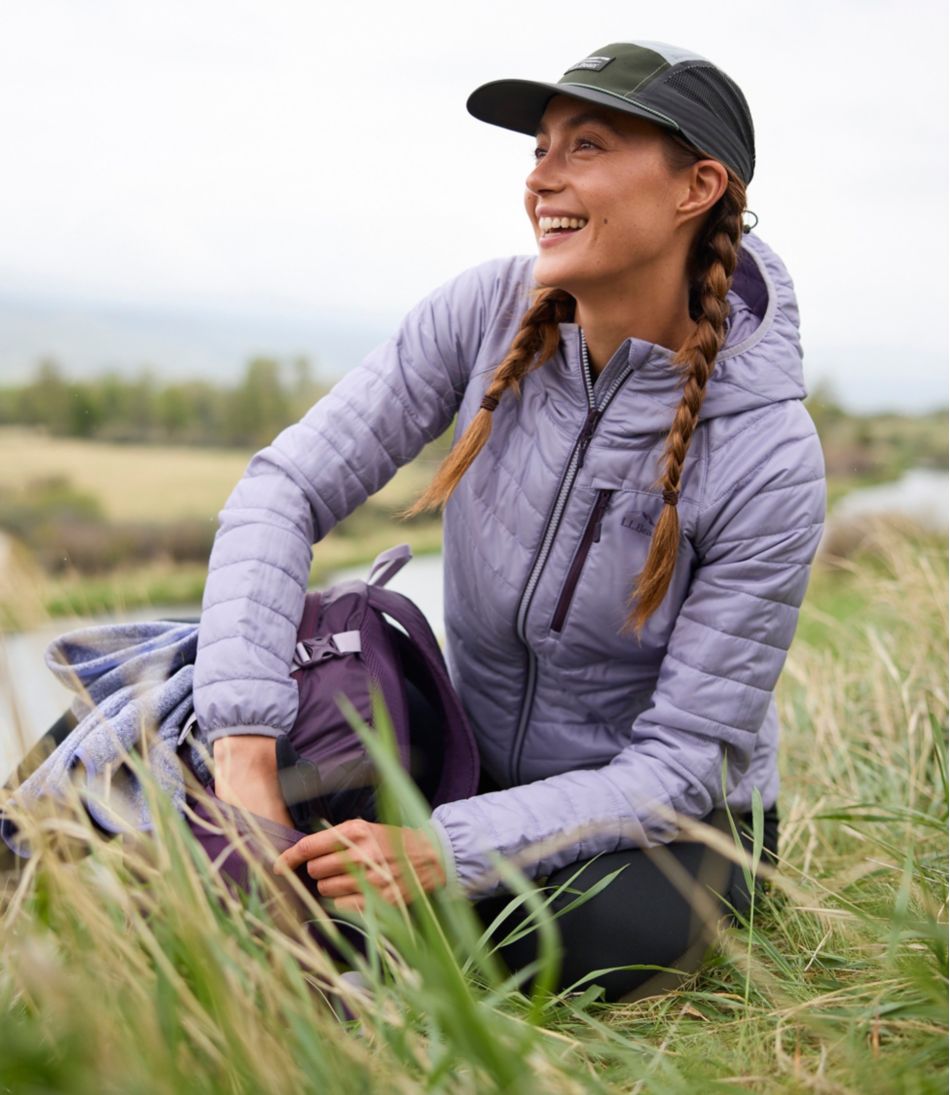 L.L.Bean Women's PrimaLoft Packaway Hooded Jacket SALE|OUTERWEAR