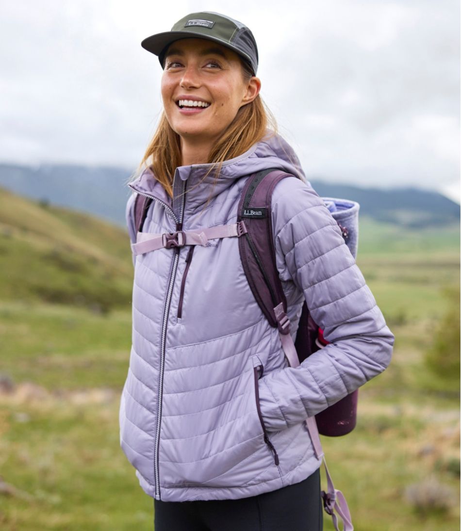 L.L.Bean Women's PrimaLoft Packaway Hooded Jacket SALE|OUTERWEAR