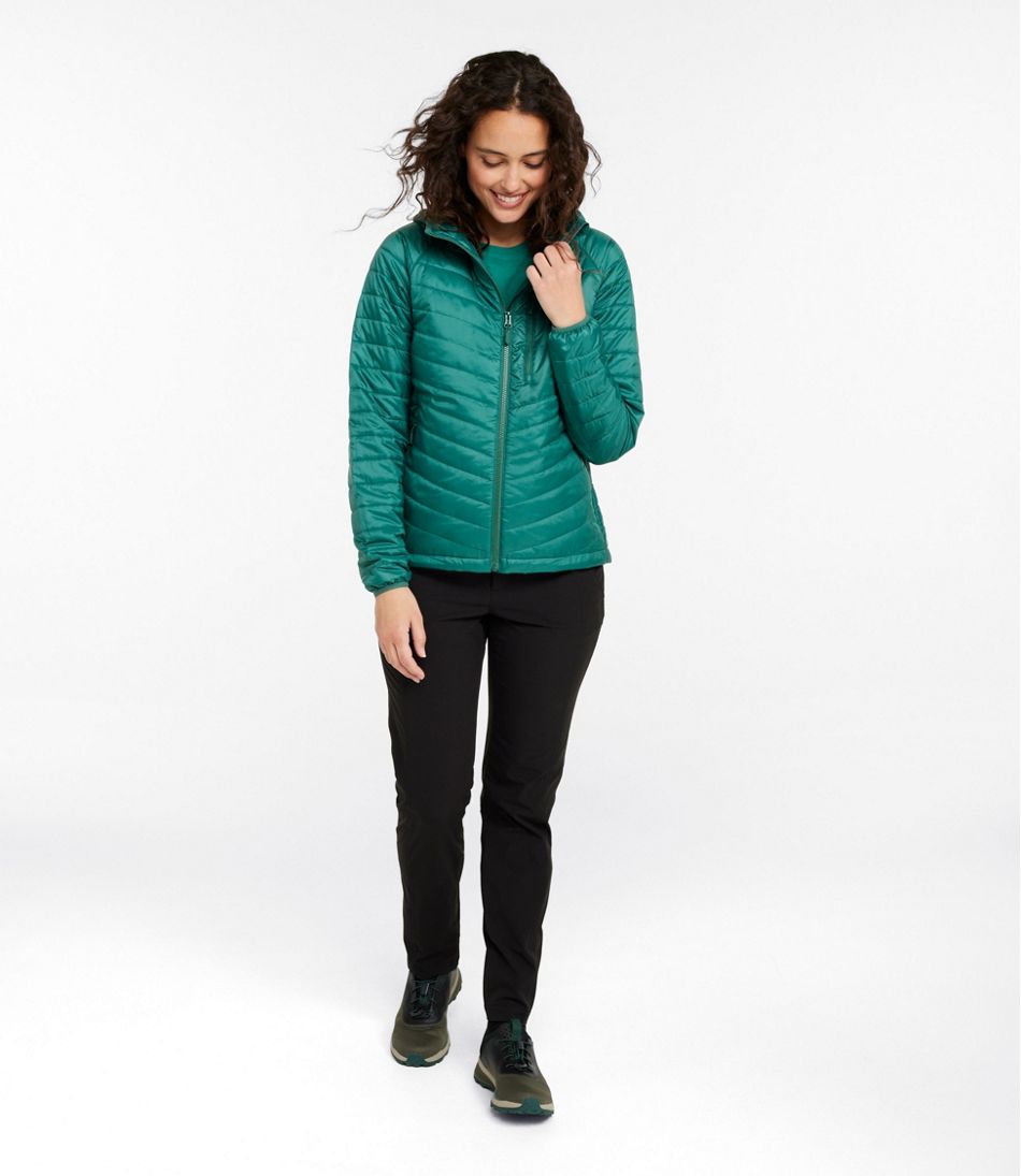 L.L.Bean Women's PrimaLoft Packaway Hooded Jacket SALE|OUTERWEAR