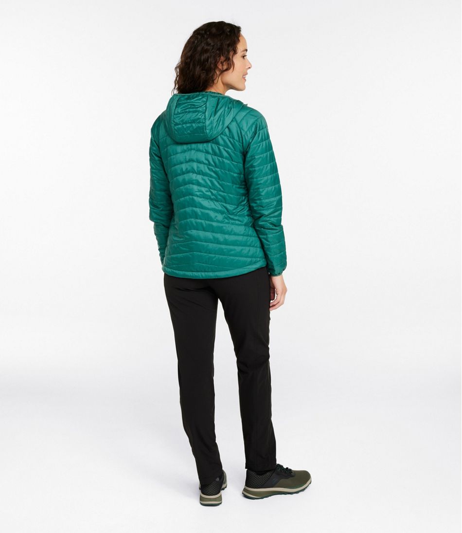 L.L.Bean Women's PrimaLoft Packaway Hooded Jacket SALE|OUTERWEAR